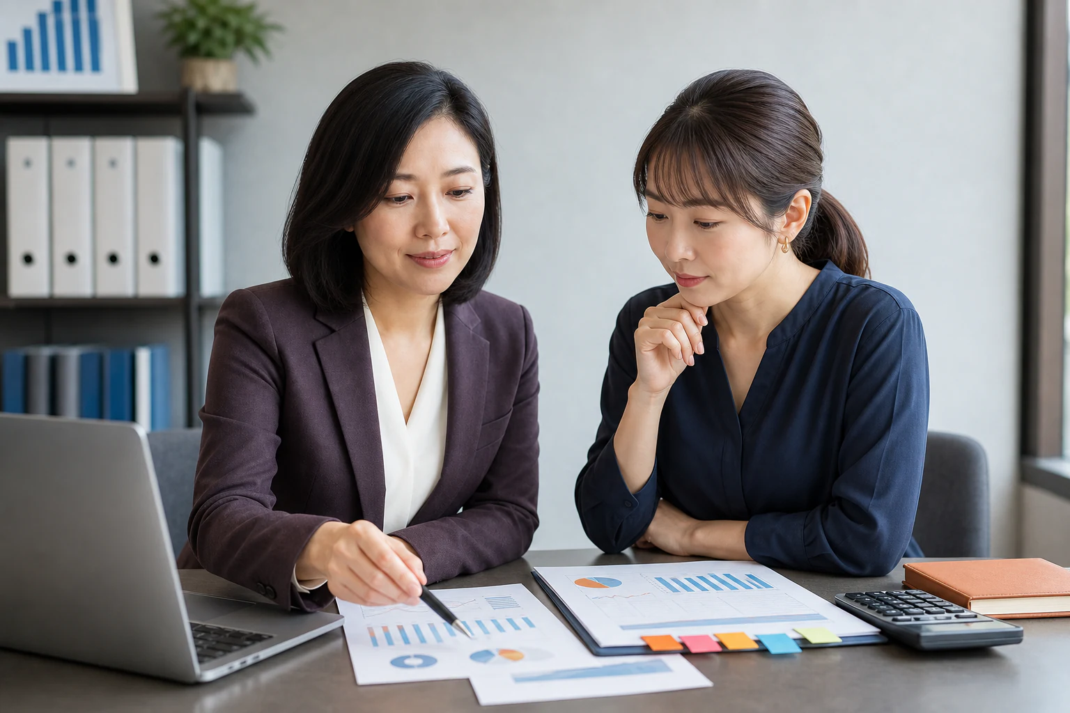月次決算の相談例