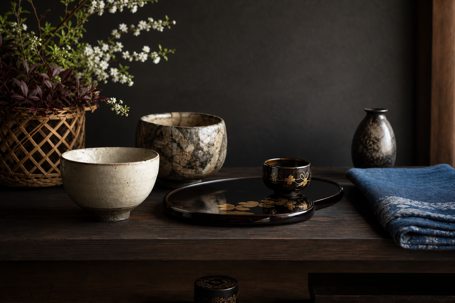 器と工芸品の展示